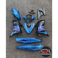 COVERSET YAMAHA ORIGINAL SIAP TANAM LC135 V6 V7 PBMJ METALIC BLACK ORIGINAL VELOZI / DOCTOR 049 SIAP TANAM L6-ST-10