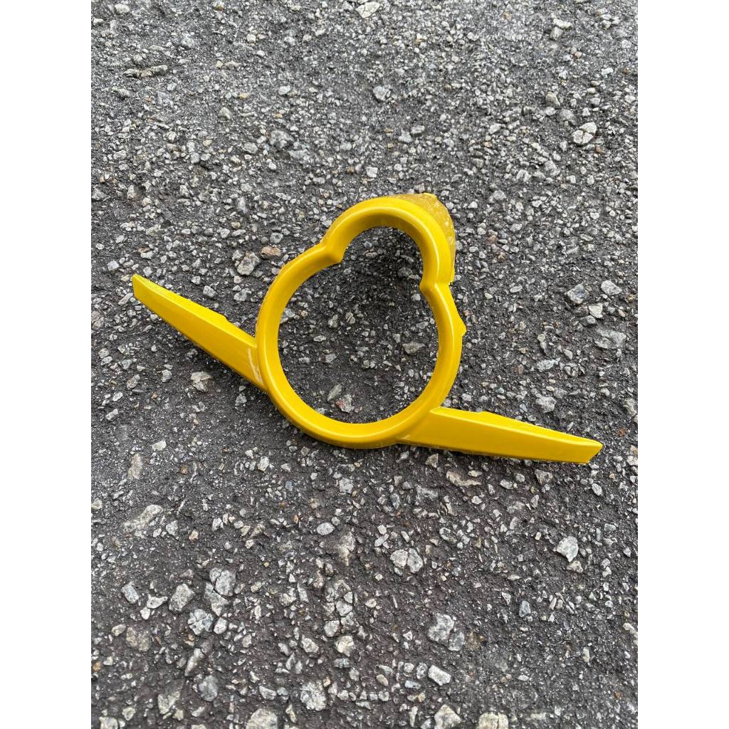 COVERSET BODYSET YAMAHA LC LC135 V6 V7 YELLOW BLACK KUNING HITAM STRIPE TANAM CODE 004 DOCTOR EDITION OEM