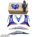 COVERSET BODYSET LC135 LC V8 DR BLUE CORE ( BLUE ) DESIGN FUEL INJECTION FI YAMAHA SIAP TANAM DOCTOR VELOZI