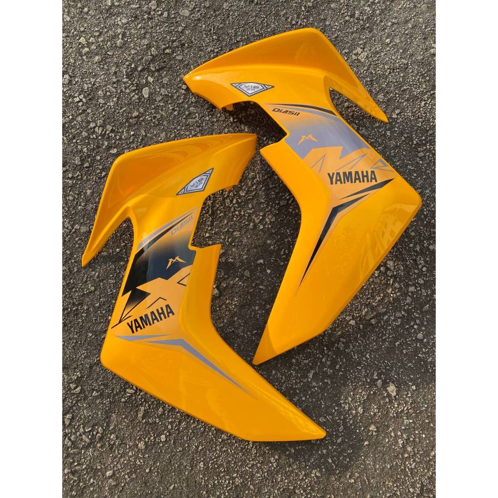 Y16 COVERSET Y16ZR MX KING SUNNY YELLOW GREY MATT Y16-MXK-1 ORIGINAL VELOZI YAMAHA SIAP TANAM READY STOK