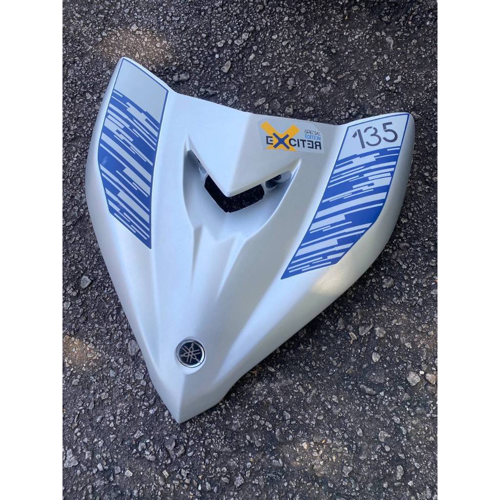 COVERSET YAMAHA LC V1 V2 V3 V4 V5 OEM EXCITER DUSK & DAWN OF THE CITY SILVER BLUE – STRIPE TANAM – FREE  EMBLEM TIMBUL