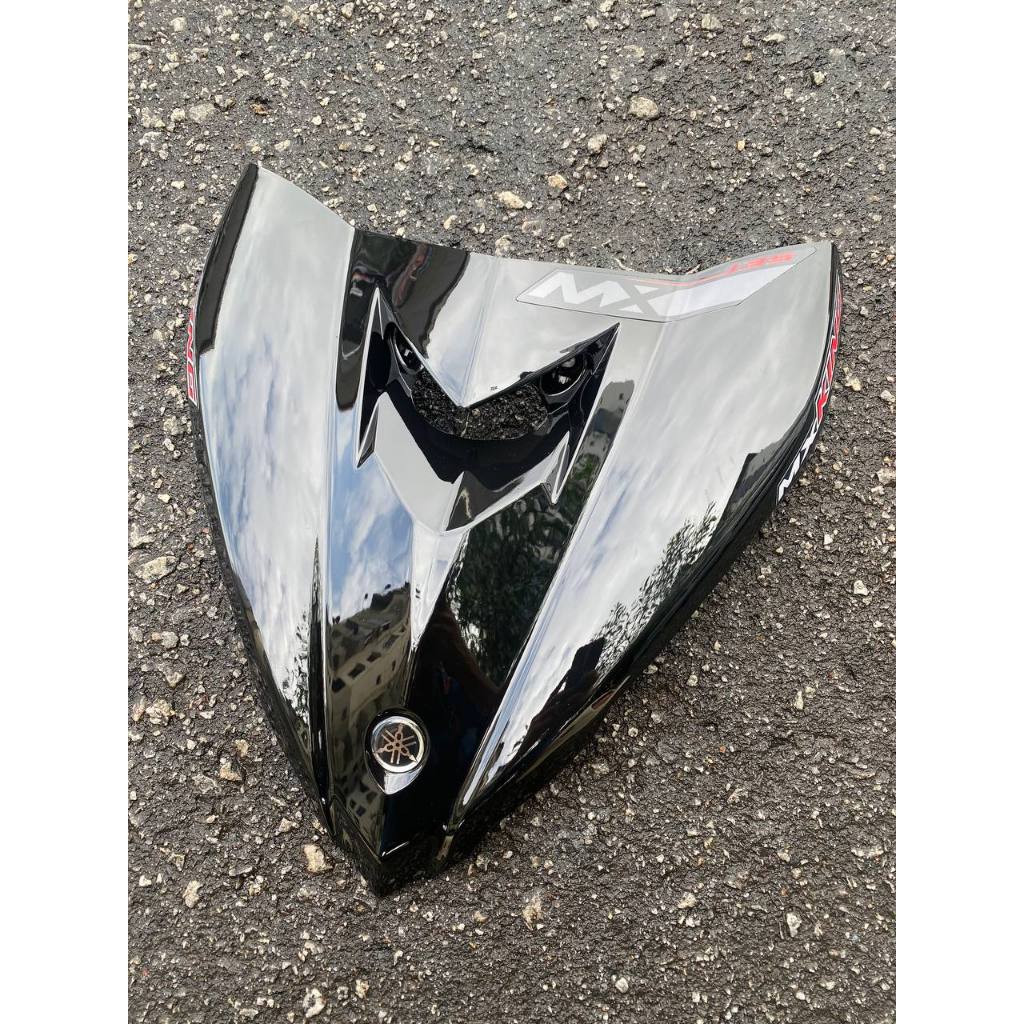 COVERSET BODYSET YAMAHA LC LC135 V4-V6 MX BLACK RED STRIPE SIAP TAMPAL OEM FREE EMBLEM TIMBUL
