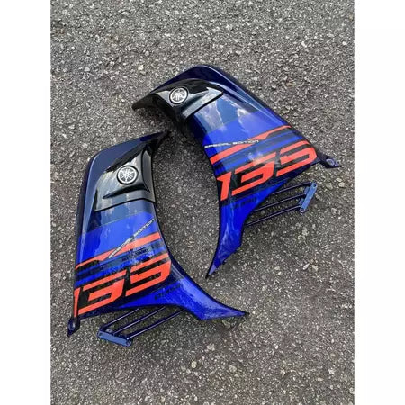 COVERSET YAMAHA BODYSET LC 135 V4 V5 V6 EXCITER 2021 BLUE STRIPE TANAM FREE EMBLEM OEM VELOZI L6-ECT-4