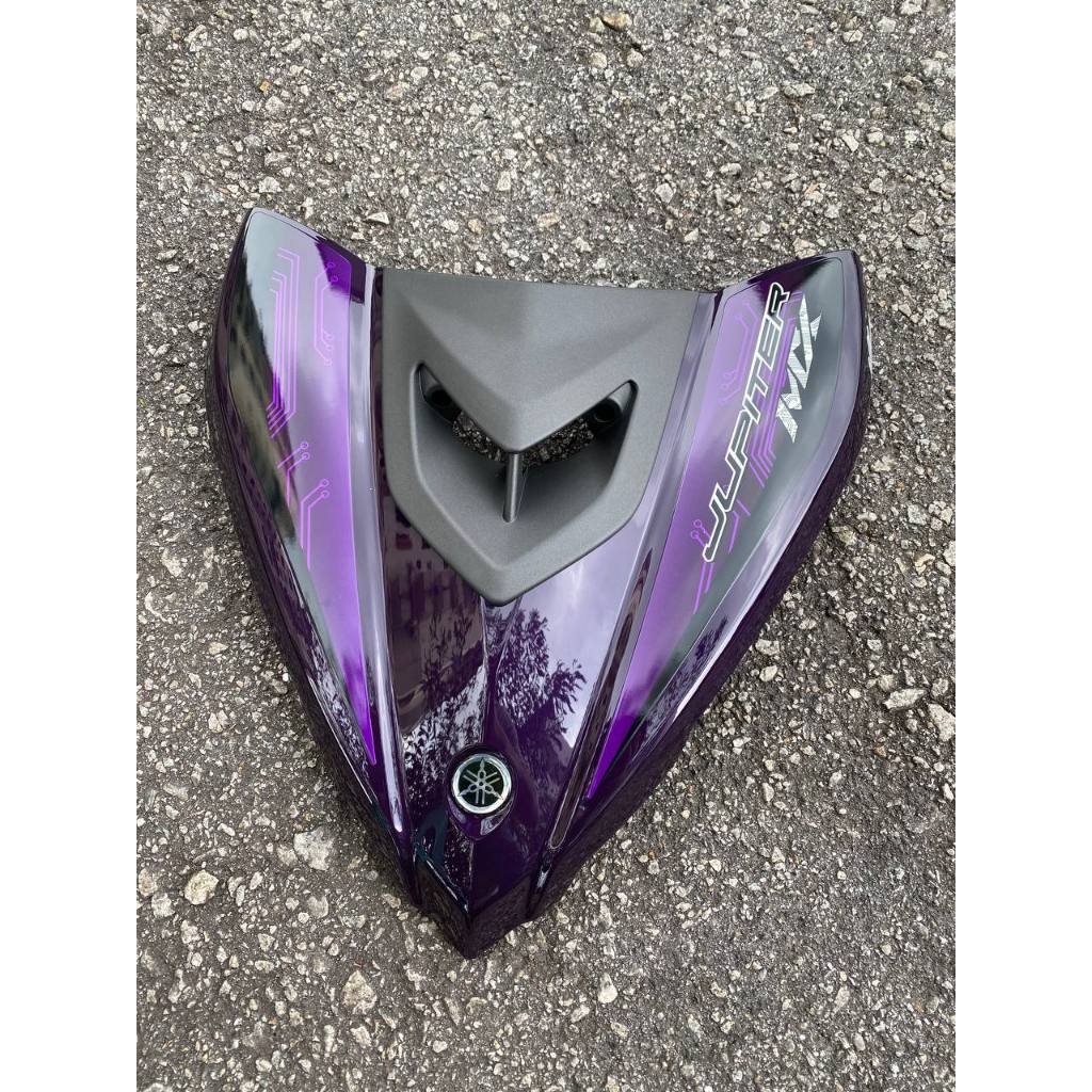 YAMAHA LC LC135 V6 V7 JUPITER MX KING PURPLE GREY DESIGN COVERSET BODYSET SIAP TANAM VELOZI WITH COVER METER