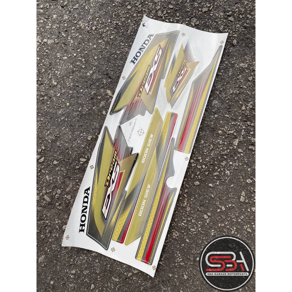 STICKER COVERSET EX5 DREAM BSH MORITAKA HONDA STANDARD COLOUR