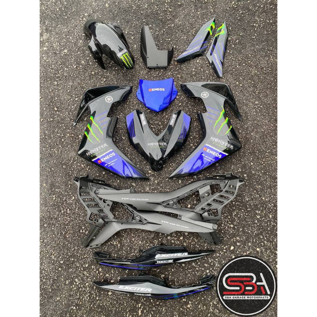 Y16 V1 V2 ABS COVERSET Y16ZR MONSTER LTD ENERGY GP 2020 Y16-ME1 VELOZI OEM DOCTOR 003 YAMAHA SIAP TANAM READY STOK