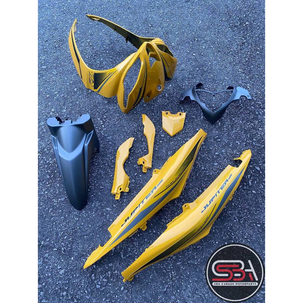 COVERSET BODYSET OEM SET LAGENDA SRL115 / 115Z Fi MX YELLOW 011 DOCTOR SIAP TANAM