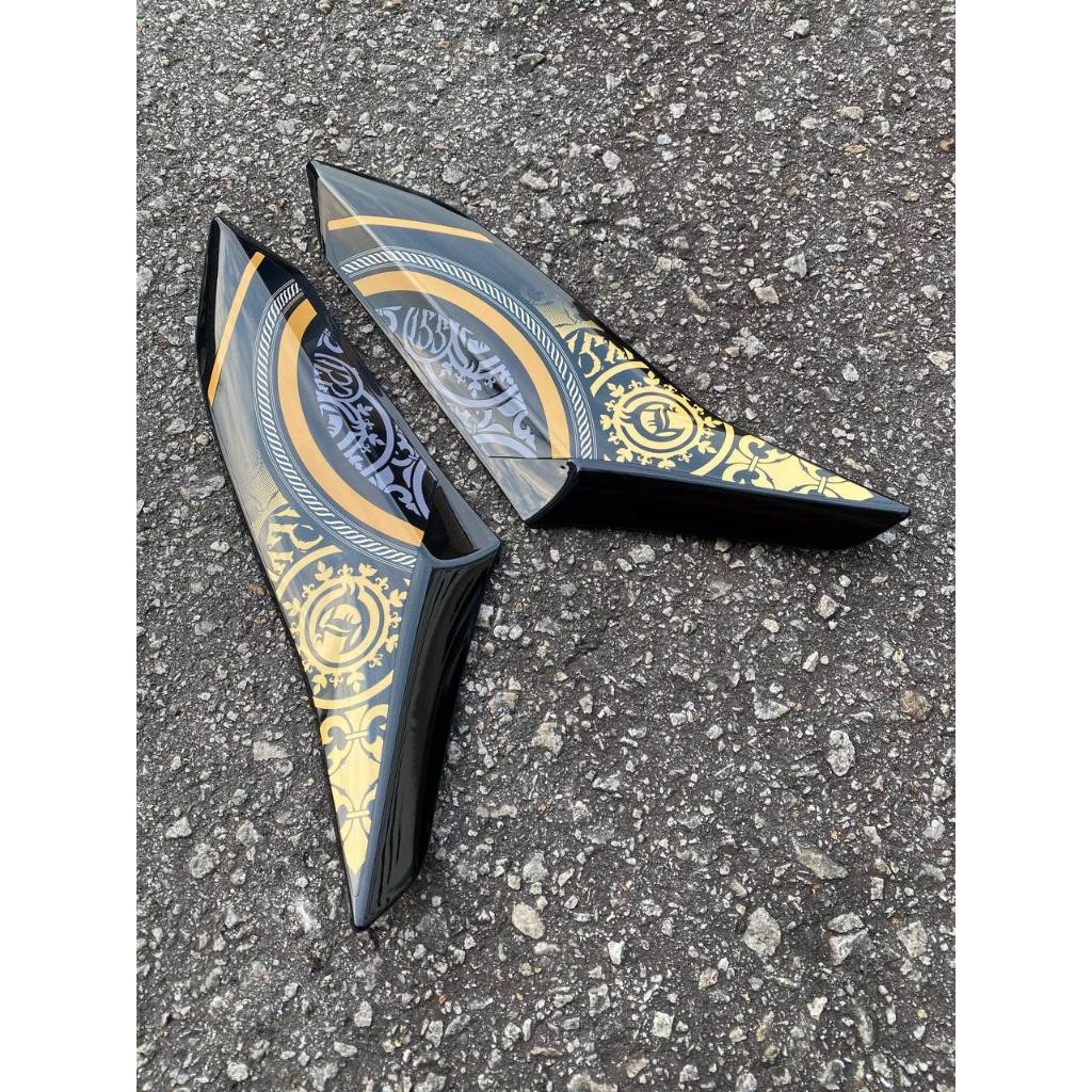 Y16 V1 V2 COVERSET Y16ZR HITAM GOLD BLACK FULL BATIK SMX Y16-B-1 ORIGINAL VELOZI YAMAHA SIAP TANAM READY STOK