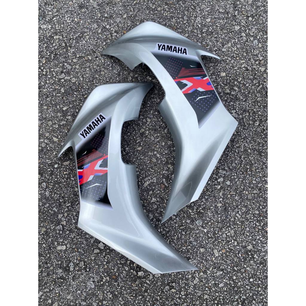 COVERSET BODYSET NVX 155 NVX155 V2 YAMAHA METALIC BLACK MSI MS1HITAM SILVER AEROX EDITION VELOZI SIAP TANAM NVX-V2-ARX-2
