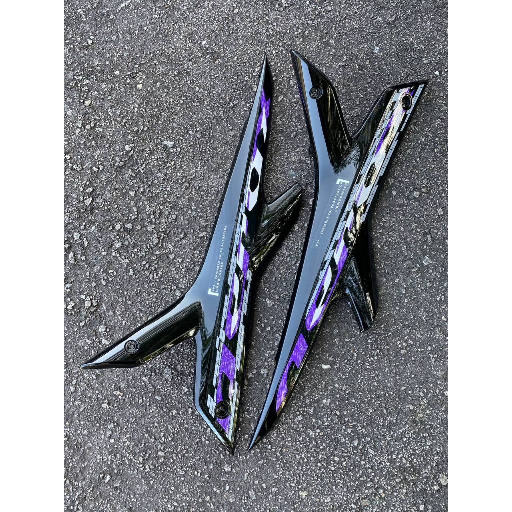 COVERSET BODYSET NVX 155 NVX155 V2 YAMAHA BPM1 WHITE PURPLE AEROX EDITION VELOZI SIAP TANAM NVX-V2-ARX-7