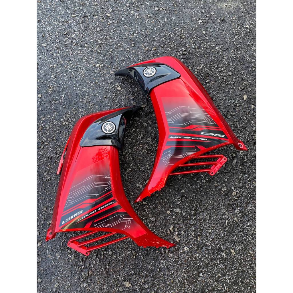 COVERSET YAMAHA LC LC135 V2 V6 V7 JUPITER JMX MX RED RM7 BLACK L6-JMX-4 SIAP TANAM ORIGINAL VELOZI + COVER METER