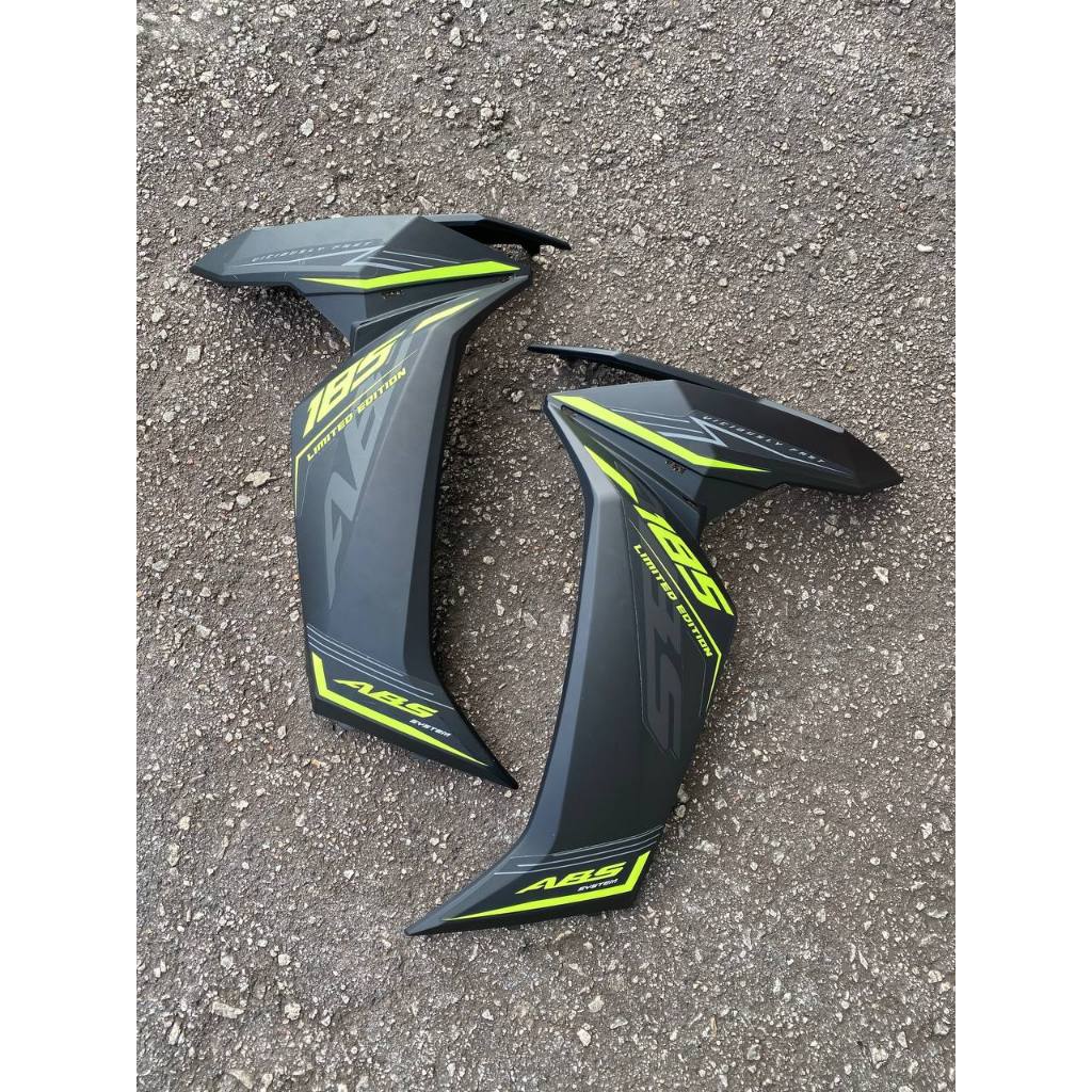 COVERSET BODYSET SYM VF3i 185 LE GREEN ORIGINAL COLOR VERSION V DOCTOR SIAP TAMPAL