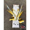 STICKER STRIPE BODY SET / COVERSET 125ZR MORITAKA KUNING DIRAJA ORIGINAL YAMAHA HLY