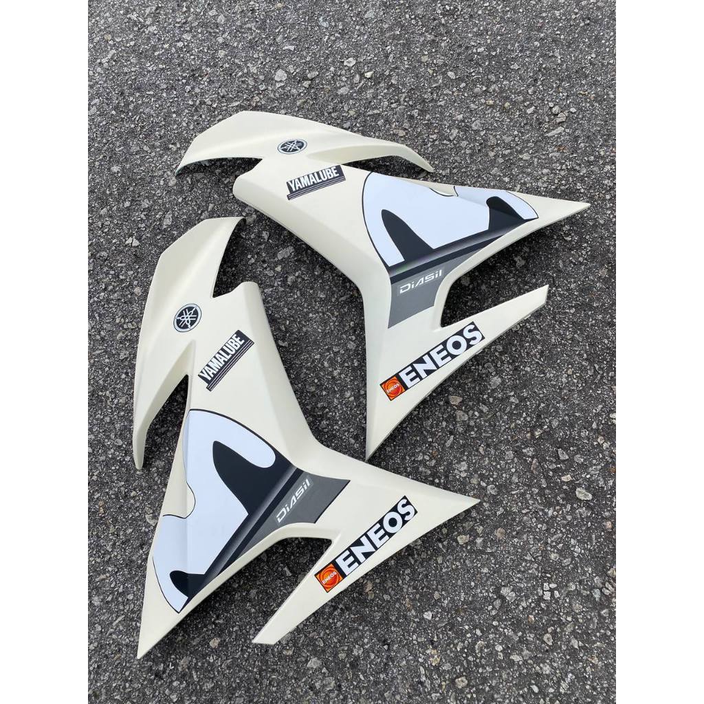 COVER SET MOVISTAR M PUTIH CREAMY WHITE M4 COVERSET PREMIUM EDITION BODYSET Y15ZR Y15 YSUKU V1 V2 ORIGINAL VELOZI