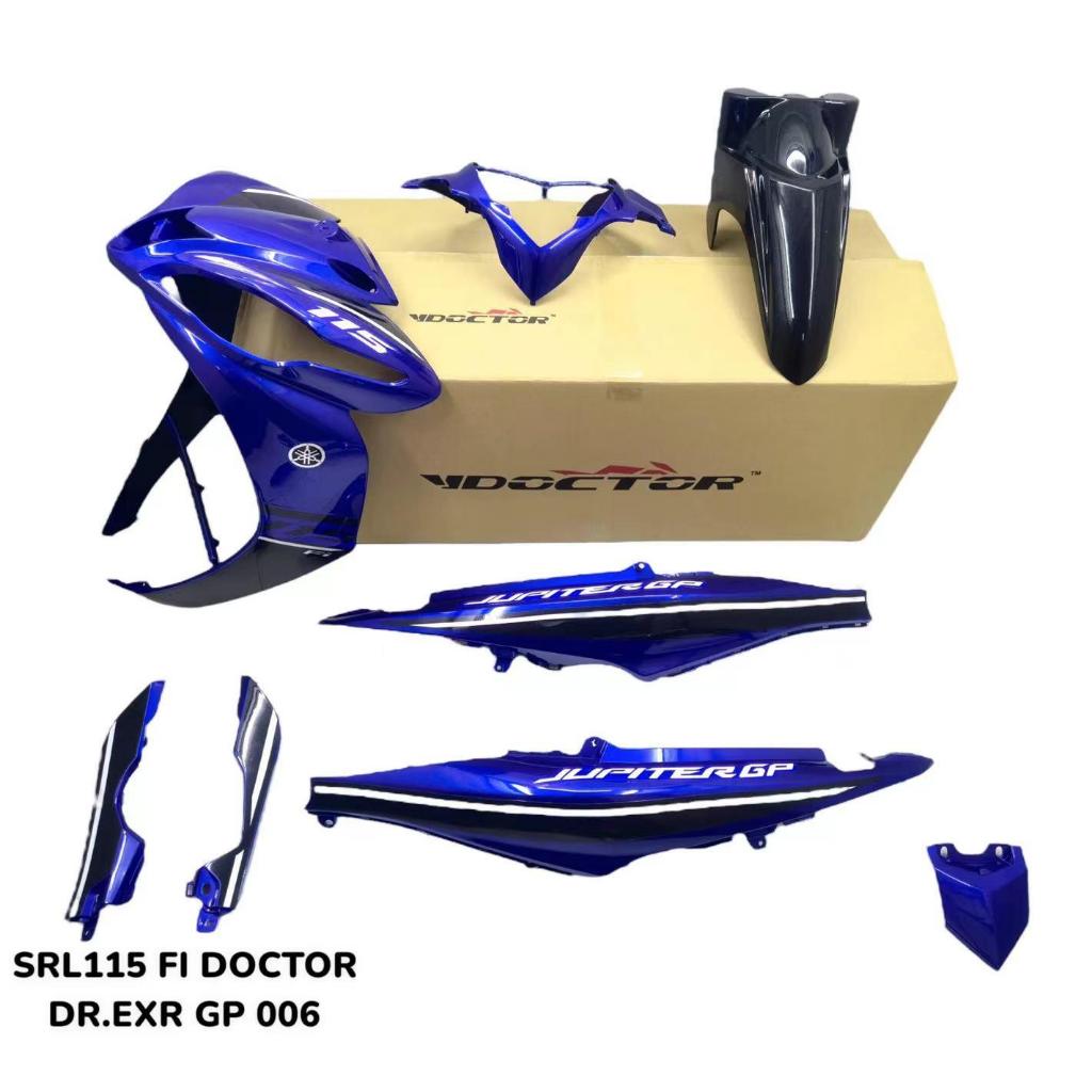 COVERSET BODYSET LAGENDA 115ZR FI EXR GP BIRU BLUE 006 JUPITER DOCTOR OEM SIAP TANAM