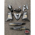 COVERSET BODYSET LC LC135 OEM V1 V2 V3 V4 V5 V6 2020 EXR BLACK HITAM MATTE STRIPE TANAM TIDAK CLEAR
