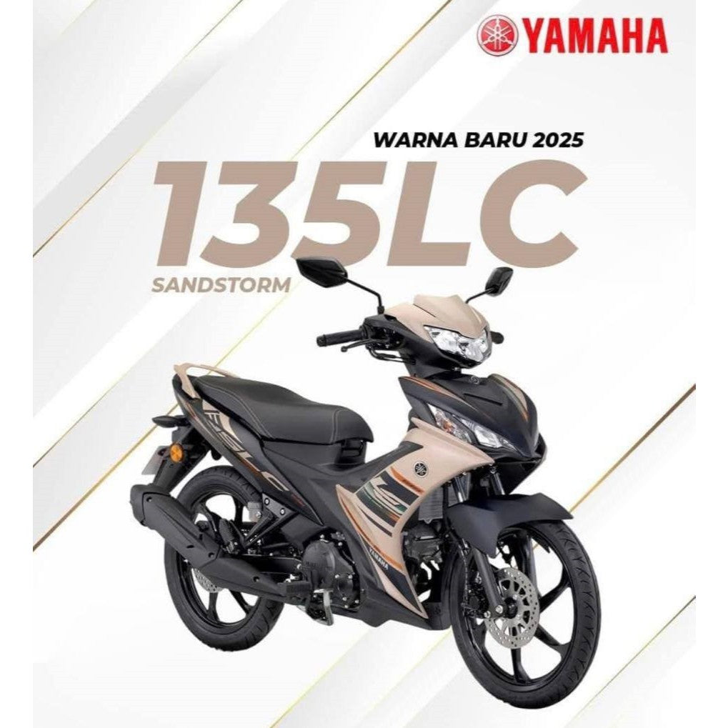 COVERSET BODYSET LC135 LC V8 STANDARD DESIGN 2025 SANDSTORM MYNS1 FUEL INJECTION FI YAMAHA SIAP TANAM DOCTOR VELOZI