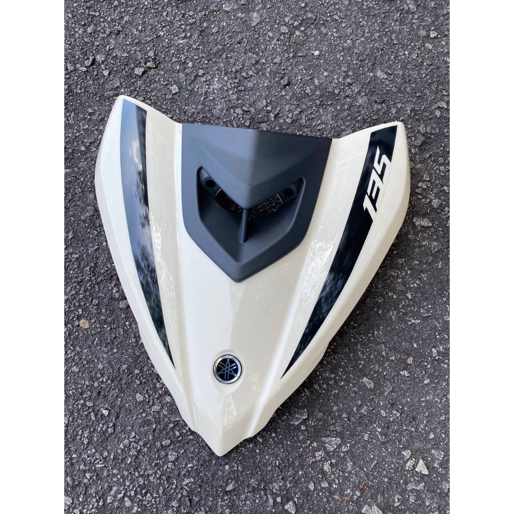 YAMAHA LC LC135 V6 V7 CREAMY WHITE EXCITER GP - COVERSET BODYSET SIAP TANAM ORIGINAL VELOZI WITH COVER METER