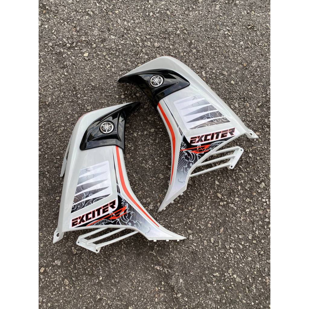 COVERSET YAMAHA LC LC135 V2 V6 V7 EXCITER R CRYSTAL WHITE BLACK L2-ER-5 L6-ER-2 BODYSET SIAP TANAM ORIGINAL VELOZI
