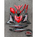 COVERSET Y15 Y15ZR V1 V2 EXCITER RC RED SUN BLACK TANAM COVER SET PREMIUM EDITION BODYSET YSUKU ORIGINAL VELOZI RC-9