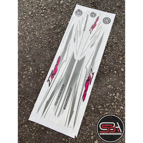 STICKER STRIPE COVERSET BODYSET EGO FIRST EDITION BLUE BIRU STANDARD YAMAHA MORITAKA NO 4