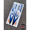STICKER STRIPE BODY SET / COVERSET 125Z MORITAKA BIRU SABIT ORIGINAL YAMAHA