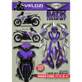 Y16 V1 V2 COVERSET Y16ZR PURPLE SILVER BPM1 S3 BATIK Y16-B-4 ORIGINAL VELOZI YAMAHA SIAP TANAM READY STOK