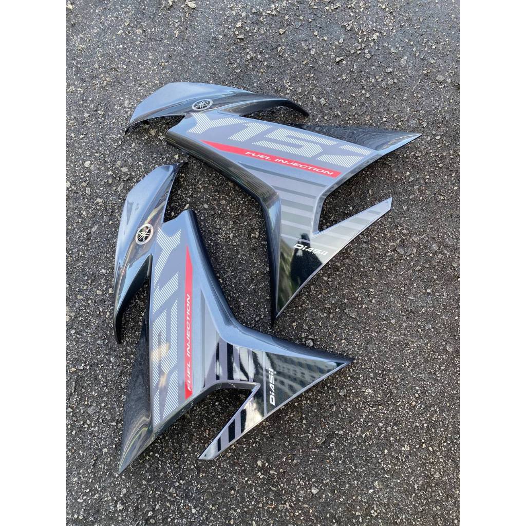 COVERSET BODYSET YAMAHA Y15 Y15ZR V1 V2 P GREY DBMN8 METALIC BLACK 2015 DOCTOR 040 / VELOZI SIAP TANAM