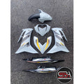 COVERSET BODYSET LC135 LC V8 DR RC FULL WHITE PUTIH FUEL INJECTION FI YAMAHA SIAP TANAM DOCTOR 029 OEM