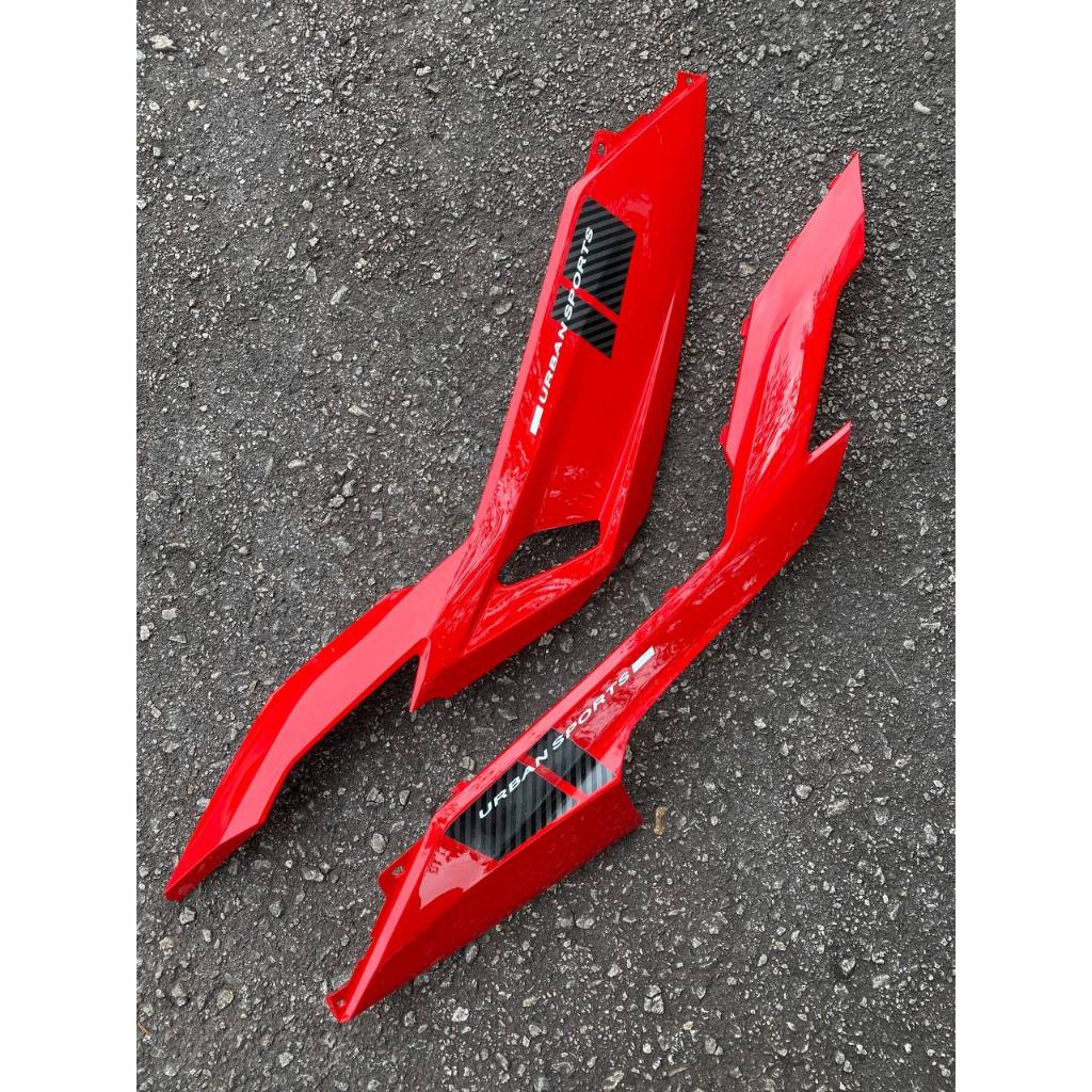 COVERSET HONDA VARIO VARIO150 RED SUN METALIC BLACK MERAH HITAM WITH STICKER SIAP TAMPAL VELOZI VR-S-1