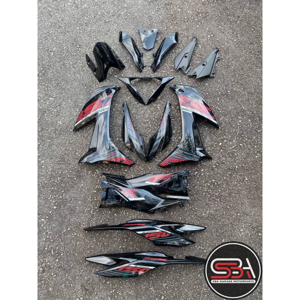 HONDA RSX RS-X 150 RSX150 COVERSET DOCTOR P BLACK BATMAN 031 2015 / VELOZI RSX-BM-1 COLOR SIAP TANAM CLEAR
