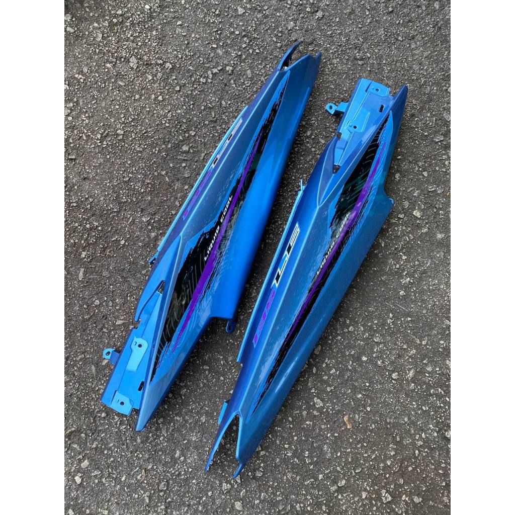 COVERSET YAMAHA ORIGINAL SIAP TANAM LC135 V6 V7 PBMJ METALIC BLACK ORIGINAL VELOZI / DOCTOR 049 SIAP TANAM L6-ST-10