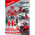 COVERSET Y15ZR Y15 V1 V2 MX KING MXK RED SUN BLACK TANAM ORIGINAL VELOZI PREMIUM BODYSET MXK15