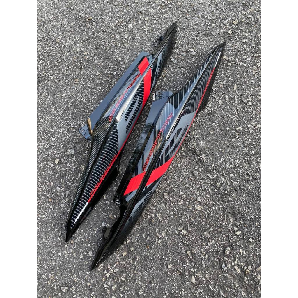 MOTORCYCLE COVERSET BODYSET LC135 LC V8 RC RM7 RED BLACK FUEL INJECTION FI YAMAHA SIAP TANAM VELOZI L8-RC-4