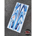 STICKER STRIPE BODY SET / COVERSET 125Z MORITAKA BIRU LAUT SABIT ORIGINAL YAMAHA HLY