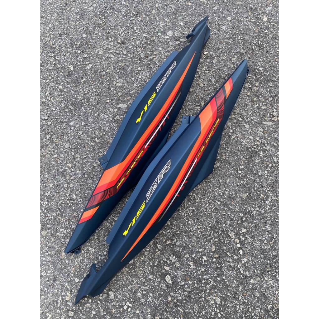 COVERSET BODYSET ORIGINAL VELOZI TANAM SET Y15 Y15ZR YSUKU V1 V2 ORANGE MBM3 VOM2 2023 DESIGN STANDARD SIAP TANAM