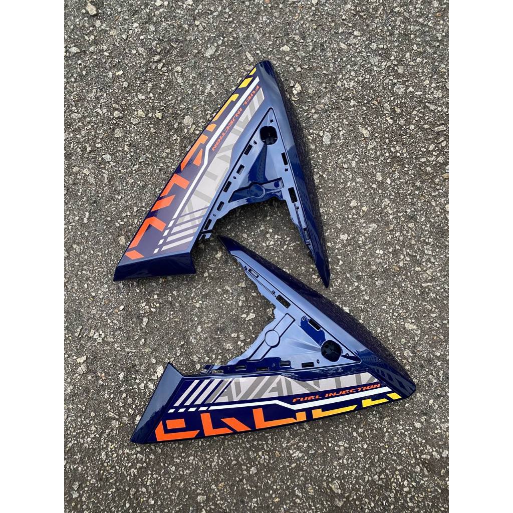 COVERSET BODYSET EGO AVANTIZ YAMAHA STICKER SIAP TAMPAL BLUE DPBMU VOM2 MATT GREY MM-03 SUPRIMO ST-02