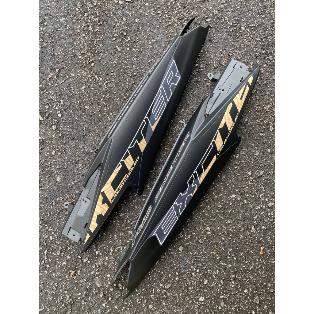 COVERSET BODYSET LC LC135 OEM V1 V2 V3 V4 V5 V6 2020 EXR BLACK HITAM MATTE STRIPE TANAM TIDAK CLEAR