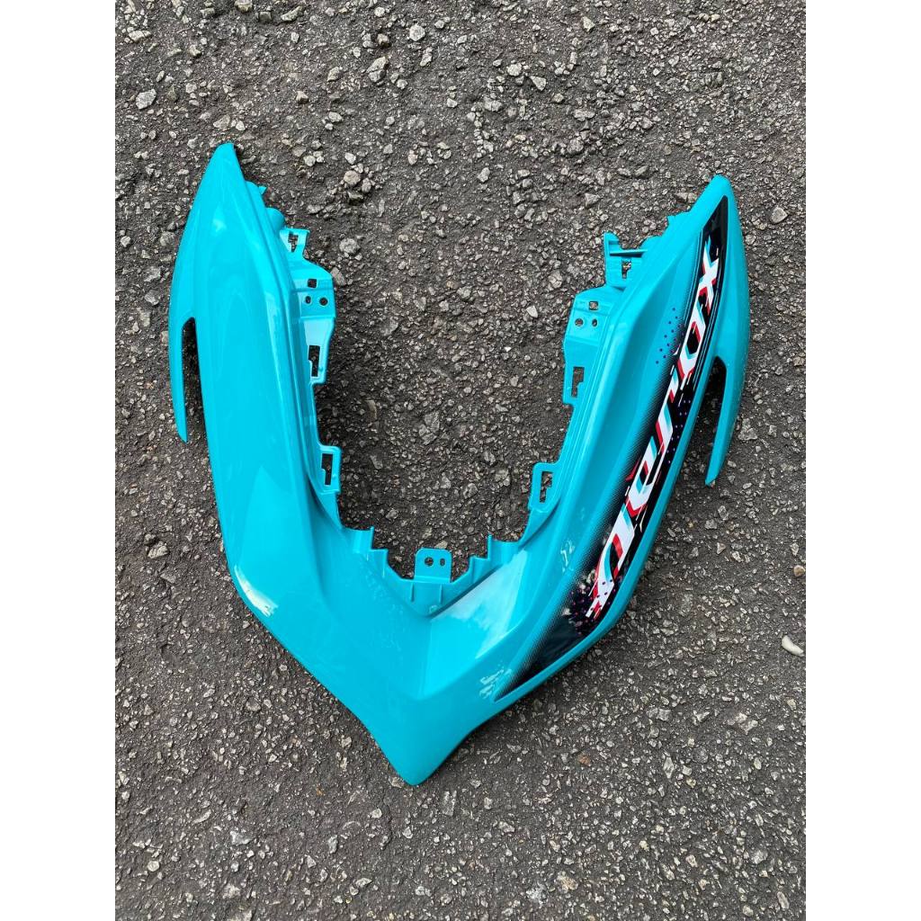 COVERSET BODYSET NVX 155 NVX155 V2 YAMAHA CS6 MS1 CYAN SILVER AEROX EDITION VELOZI SIAP TANAM NVX-V2-ARX-1