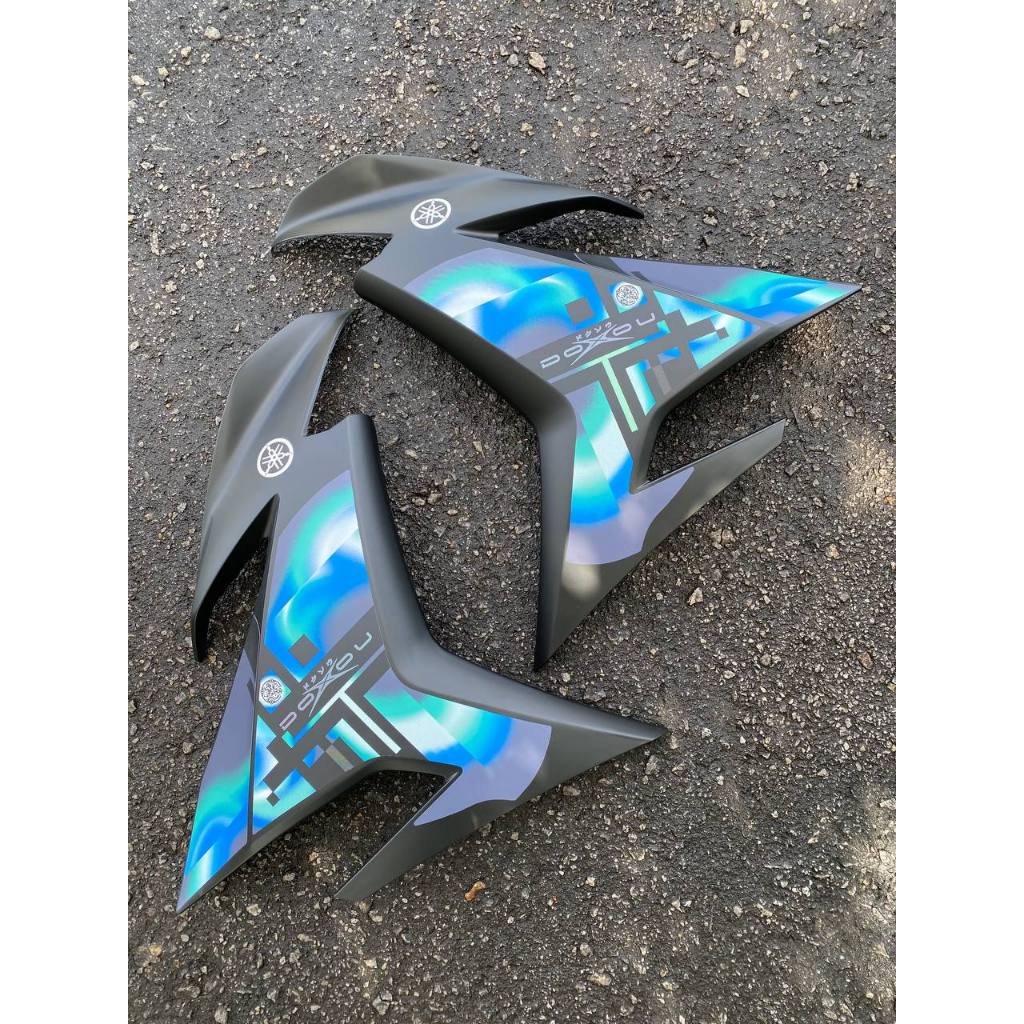 COVERSET BODYSET YAMAHA Y Y15 Y15ZR YSUKU V1 V2 DOXOU BLACK MX KING EXCITER ORIGINAL EQUIPMENT MANUFACTURER OEM SET