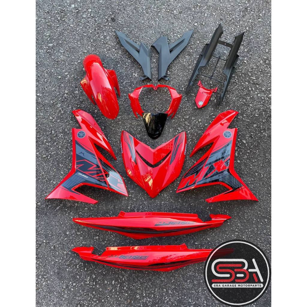 COVER SET Y15ZR V1 V2 MX KING RED SUN 2021 TANAM COVERSET PREMIUM EDITION BODYSET Y15 YSUKU NEW ORIGINAL VELOZI MXK1