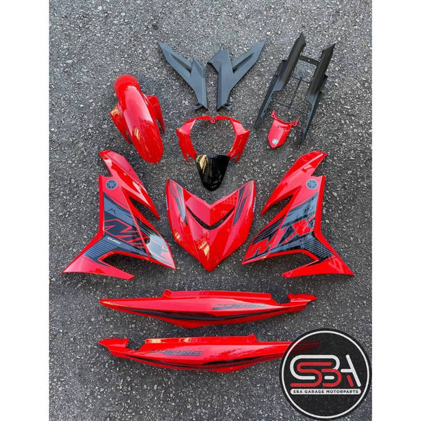 COVER SET Y15ZR V1 V2 MX KING RED SUN 2021 TANAM COVERSET PREMIUM EDITION BODYSET Y15 YSUKU NEW ORIGINAL VELOZI MXK1