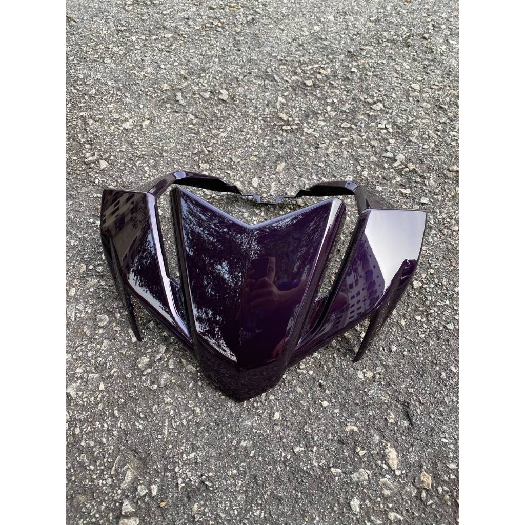 MOTORCYCLE COVERSET BODYSET LC135 LC V8 RC PURPLE BLACK FUEL INJECTION FI YAMAHA SIAP TANAM VELOZI L8-RC-7