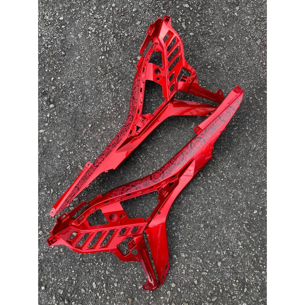 Y16 V1 V2 COVERSET Y16ZR RM7 S3 MERAH SILVER BATIK Y16-B-2 ORIGINAL VELOZI YAMAHA SIAP TANAM READY STOK