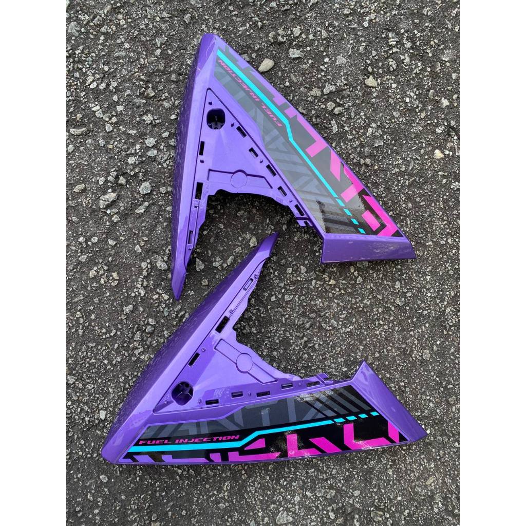 COVERSET BODYSET EGO AVANTIZ YAMAHA STICKER SIAP TAMPAL BPM1 PURPLE MM-02 SUPRIMO VELOZI ST-01