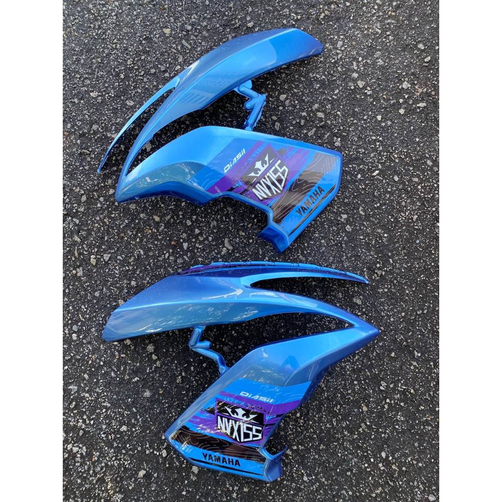 COVERSET BODYSET NVX 155 NVX155 V1 YAMAHA DOCTOR BIRU BABY BLUE 015 SIAP TANAM