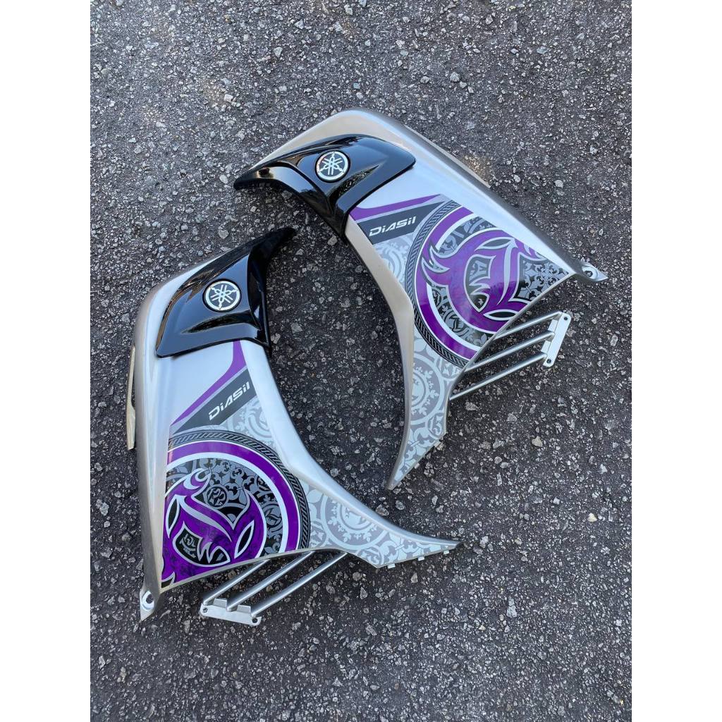 COVERSET ORIGINAL HONG LEONG YAMAHA HLY VELOZI M SEKI LC LC135 V2 V3 V4 V5 V6 PURPLE SILVER BATIK BPM1 S3