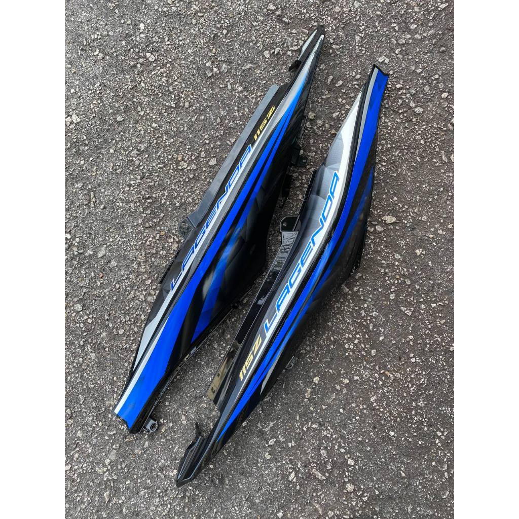 COVERSET BODYSET YAMAHA LAGENDA SRL 115 / 115Z FI VPBC5 BLACK WS STANDARD DESIGN STICKER SIAP TAMPAL VELOZI SET