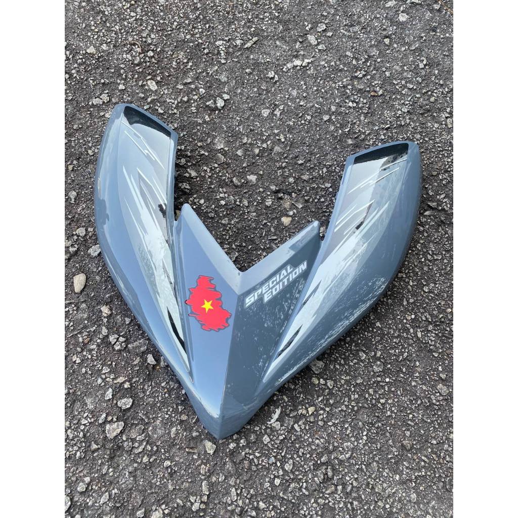 COVERSET BODYSET LC135 LC V8 NARDO / NANO GREY FUEL INJECTION FI YAMAHA SIAP TANAM DOCTOR 018 OEM
