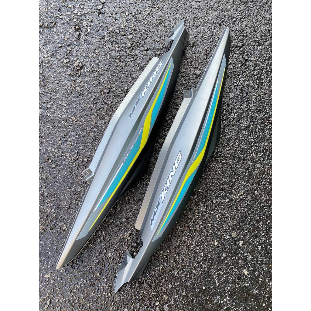 COVERSET Y15ZR V1 V2 MX KING CYAN CS6 GREY MATT SIAP TANAM PREMIUM EDITION BODYSET Y15ZR YSUKU ORIGINAL VELOZI MXK14